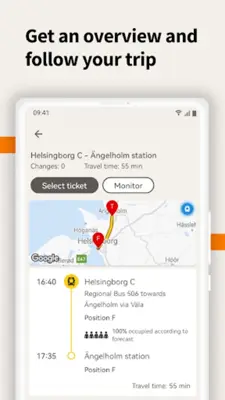 Skånetrafiken android App screenshot 1