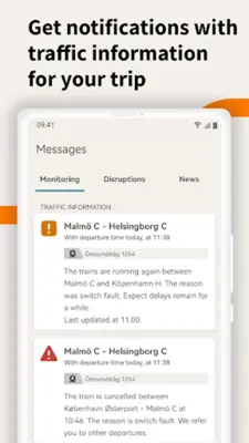 Skånetrafiken android App screenshot 3