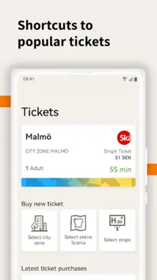 Skånetrafiken android App screenshot 4